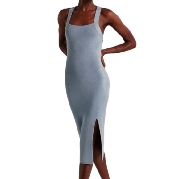 Abercrombie & Fitch Dresses & Skirts - Like New Abercrombie & Fitch Crossback Elevated Knit Bodycon Midi Dress Small